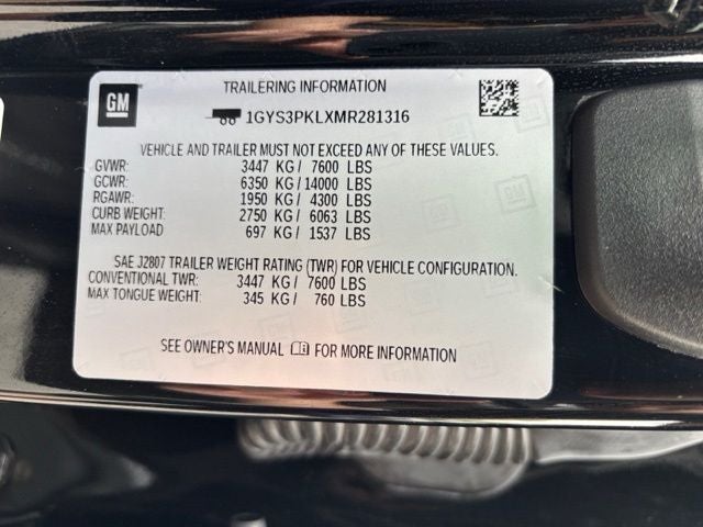 2021 Cadillac Escalade ESV Sport