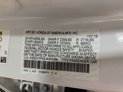 2018 Honda Accord EX-L