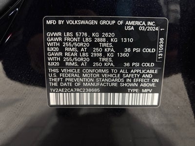 2024 Volkswagen Atlas Cross Sport 2.0T SEL R-Line