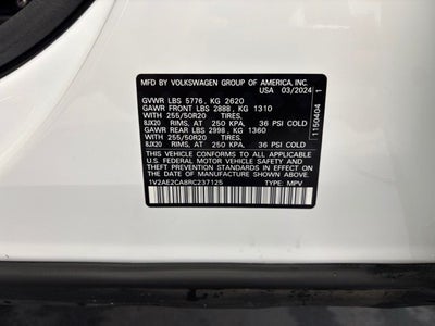 2024 Volkswagen Atlas Cross Sport 2.0T SEL R-Line