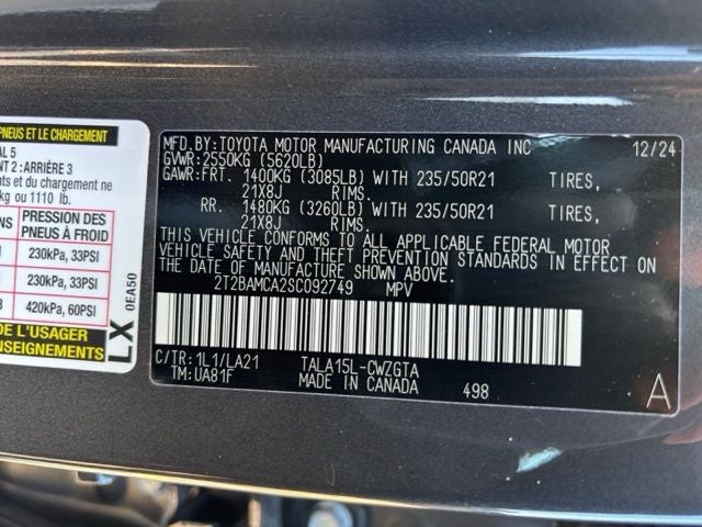 2025 Lexus RX 350 Luxury