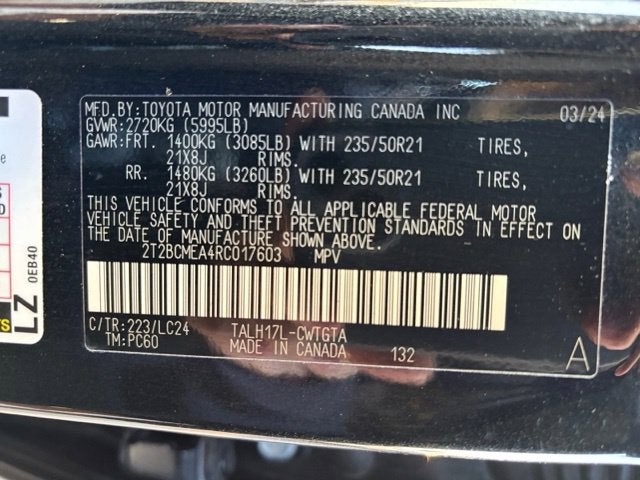 2024 Lexus RX 500h F SPORT Performance