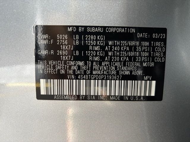 2023 Subaru Outback Touring XT