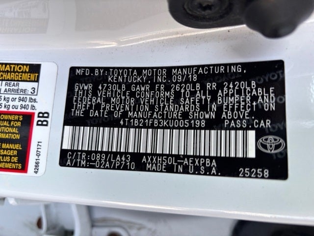 2019 Toyota Avalon Hybrid Limited