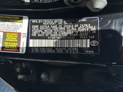 2018 Toyota Camry XSE