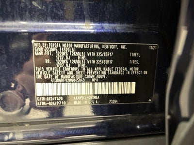 2021 Toyota RAV4 Hybrid XLE