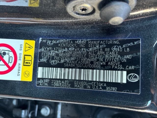 2018 Lexus ES 350