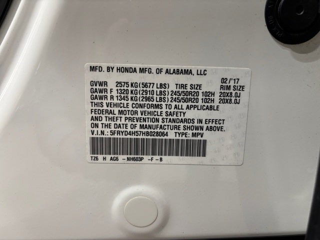 2017 Acura MDX 3.5L SH-AWD w/Technology Package