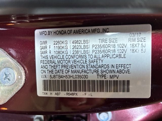 2017 Acura RDX Technology Package