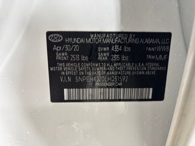 2020 Hyundai Sonata Limited