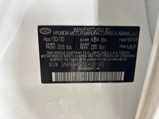 2020 Hyundai Sonata Limited