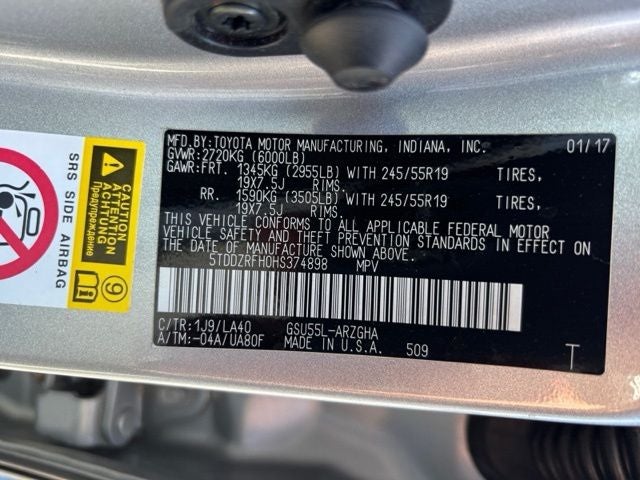 2017 Toyota Highlander Limited