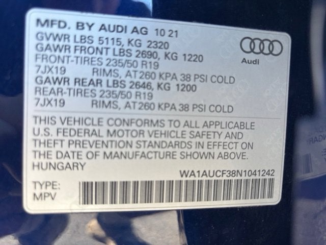 2022 Audi Q3 Premium quattro
