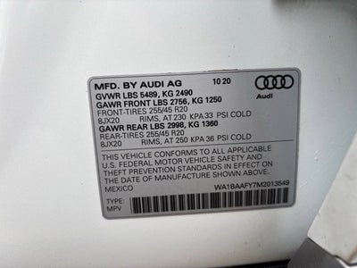 2021 Audi Q5 45 Premium Plus quattro