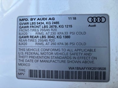 2019 Audi Q5 2.0T Premium Plus quattro
