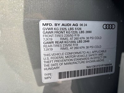 2024 Audi Q3 Premium S Line quattro