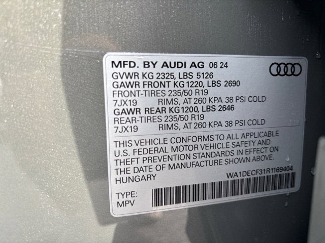 2024 Audi Q3 Premium S Line quattro