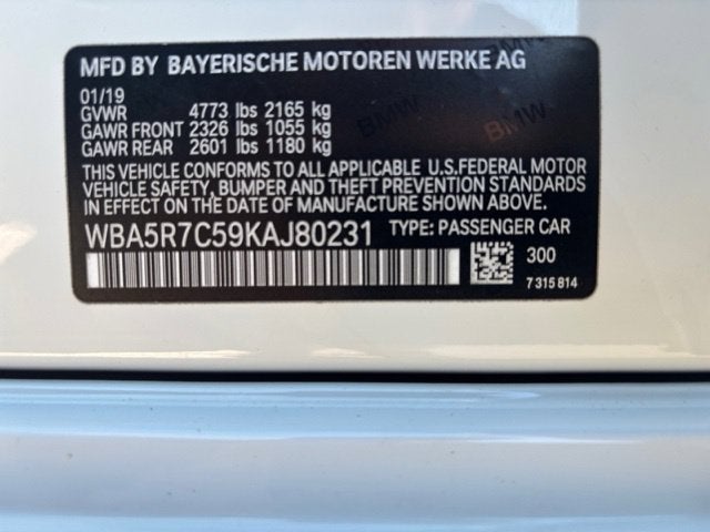 2019 BMW 3 Series 330i xDrive