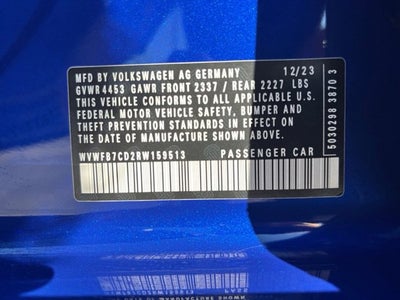 2024 Volkswagen Golf R 2.0T