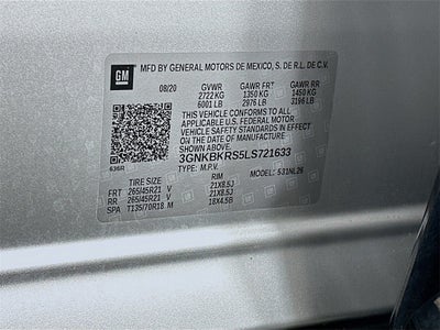 2020 Chevrolet Blazer RS