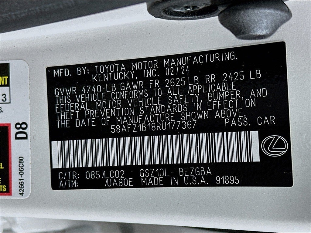 2024 Lexus ES 350 Ultra Luxury