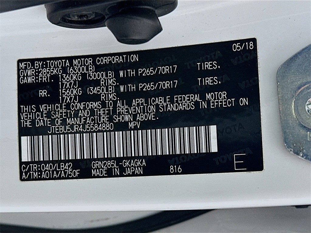 2018 Toyota 4Runner SR5 Premium