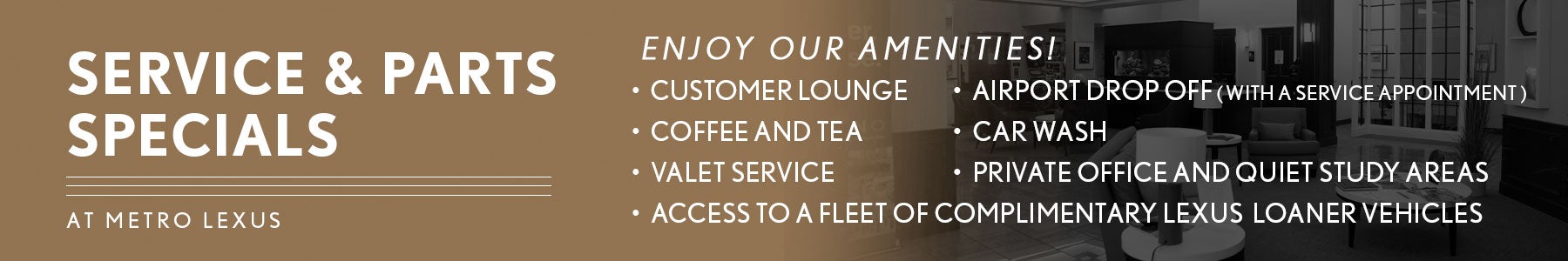 Cleveland Lexus Service Part Specials