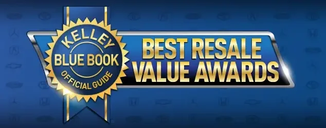 Kelley Blue Book Best Resale Value Awards
