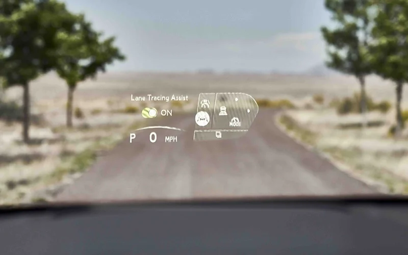 Lexus NX Hybrid Head-Up Display